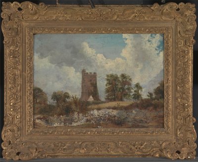 Landscape with a Church by George Frederick Watts